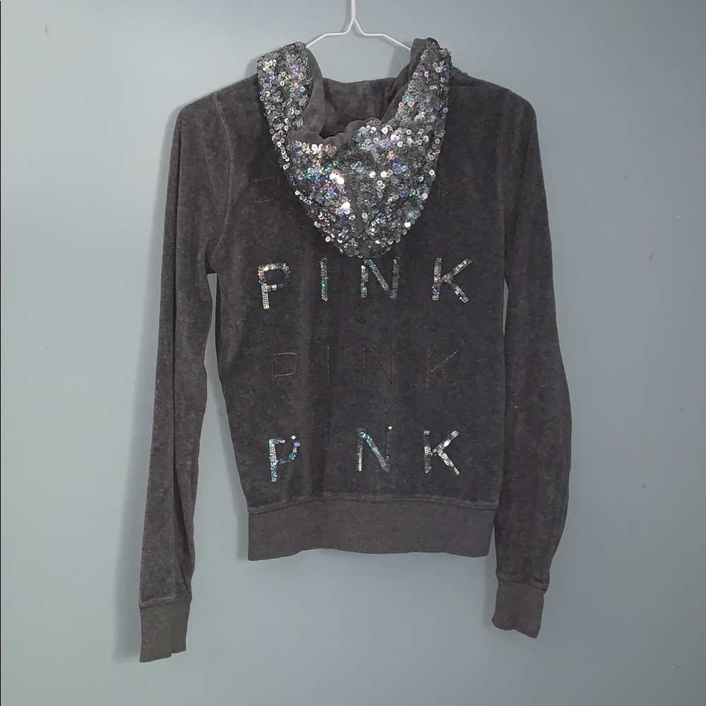 Vs sequin full zip